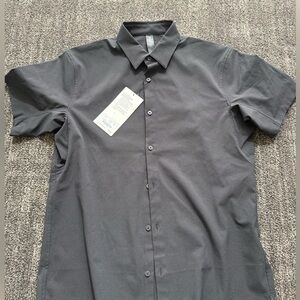 Lululemon Airing Easy Large Black Short Sleeve